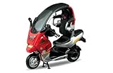 2007 BMW C1, rot, Welly Motorrad Modell 1:18