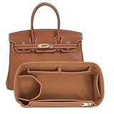 LOUKAYCCI Filz-Organizer-Einsatz für Birkin 35 Taschen Organizer Handtascheneinsatz (EarthColor, BK35)