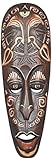 Woru Maske SENGE 50 cm, Holz-Maske aus Bali, Wandmaske