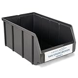 16x Stapelboxen Größe L Werkstatt Garage Keller Sichtlagerboxen 335x209x152mm Lagerboxen ANTHRAZIT Sichtlagerkästen Kleinteile Aufbewahrung