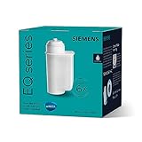 Siemens BRITA Intenza Wasserfilter TZ70063A, 6 Stück, verringert den Kalkgehalt des Wassers, passend für Kaffeevollautomaten der EQ Reihe, sowie Einbauvollautomaten