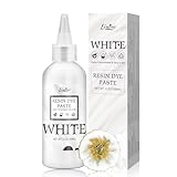 Weiß Epoxidharz Farbe - 100ml Konzentrierte UV Farbpaste für Ozean Wellen, Zellen, Schnürung - Epoxy Resin Pigment für Malerei, Kunstharz