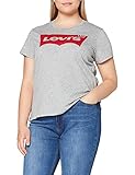Levi's Damen T-Shirt, The Perfect Tee, Grau, Gr. XL