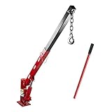 DEMA Pickup-Kran 0,5 t – Autokran, Ladekran, Hebekran, Fahrzeugkran, Schwenkkran – robust, langlebig – für Pickup, Werkstatt, Handwerk, Heimwerker, Transport, Hebevorgänge, Garage