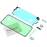 Klebefilm Set für Samsung Original für Samsung Galaxy S8 Plus (G955F) Dichtung Kleber Adhesive mit mungoo Displayputztuch