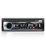 Autoradio Bluetooth 5.0, 4x60W 1 Din FM Auto Radio mit Freisprechfunktion, Stereo-Sound mit Uhr/Fernbedienung/Doppel-USB/LCD Bildschirm Unterstützt 2 USB/AUX/SD/TF/EQ/DSP