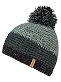 Ziener Herren INTERCONTINENTAL Mütze | warm, gestrickt, dreifarbig, Dark Jungle, Usex