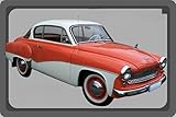 Blechschild 20x30 cm Wartburg 311 Coupe Auto DDR Ostalgie Oldtimer Wand Deko Sammler Geschenk