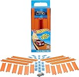 Hot Wheels BHT77 - Track Builder Pack inklusiv Fahrzeug, Spielzeug Autorennbahn ab 4 Jahren