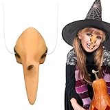 GUIZIYAO Halloween Hexennase, Hexennase, mit Elastischer Kordel, Hexen Zubehör, lustige Hexennase, Halloween-Zubehör, falscher Nase, für Halloween, Karneval, Hexe Cosplay, Kostümzubehör