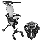 OHMG Buggy, kompakt, 0 – 25 kg, faltbar, verstellbare Rückenlehne, Kinderwagen, kompakt & leicht, Reise-Zubehör, für Neugeborene, Kinder, Baby Stroller