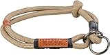 TRIXIE Zug-Stopp Hundehalsband BE Nordic L-XL Sand/schwarz– bequemes Hundehalsband für große & sehr große Hunde mit Zugbegrenzung - robust & elegant – 17294