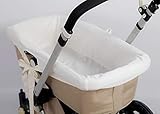 Bezug für Babywanne, hypoallergen und weich, atmungsaktiv, Innenbezug, 100% spanische Herstellung, Piqué-Beige