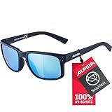 ALPINA KOSMIC - Verspiegelte und Bruchsichere Sonnenbrille Mit 100% UV-Schutz Für Erwachsene, nightblue matt, One Size