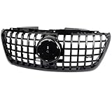 DZSLLOOI Kühlergrill Für 2019-2024 Für Mercedes Für Benz Für W907/910 Für Sprinter Für 1500 2500 3500 Frontgrill GT Schwarz Auto Kühlergrill