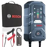 Bosch C70 Batterieladegerät, 10 Ampere, mit Erhaltungsladungs-Funktion - Autobatterie-Ladegerät für 12 V / 24 V Blei-Säure-, AGM-, EFB-, Gel-, und SLI-Batterien