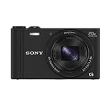 Sony DSC-WX350 Digitalkamera (18 Megapixel, 20-fach opt. Zoom, 7,5 cm (3 Zoll) LCD-Display, NFC, WiFi) schwarz