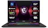 MSI Sword 17 HX, Gaming Laptop, 17,0" FHD+, Intel® Core™ i7 Prozessor 14650HX, 16 GB DDR5-5600 RAM, 1 TB, NVIDIA® GeForce RTX™ 4060, Windows 11 Home, QWERTZ Tastatur, B14VFKG-276