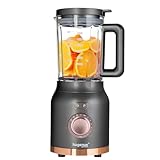 HAGENUK 2in1 Powermixer und Smoothiemaker | 1200 Watt | Glasbehälter 1,8 Liter | To-Go-Becher aus Tritan Kunststoff | BPA Frei