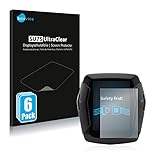 Savvies 6X Schutzfolie kompatibel mit Yamaha Display C Displayschutz-Folie Ultra-transparent