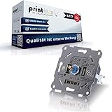 Universal Drehdimmer LED Halogen Dimmer geeignet Busch Jäger Merten Q-Link Gira - geeignet für Phasenabschnitt/Phasenanschnitt