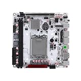 SJRC Q670 LGA 1700 NAS Motherboard 8 Bay, 8 x SATA3.0 Mini ITX Mainboard 3 x M.2 NVMe PCIe4.0 x4, i226-LM 2.5GbE LAN Board DDR5 with PCIe5.0 x16, Barebone NO RAM/SSD (with Cables)