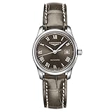 Longines L2.257.4.71.3 Armbanduhr (Herrenarmband, Edelstahl, Leder, grau)