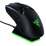 Razer Viper Ultimate Hyperspeed Lightest Wireless Gaming Mouse & RGB Charging Dock: Schnellster Gaming Mouse Switch - 20K DPI Optischer Sensor - Chroma Lighting - 8 programmierbare Tasten - 70h Akku