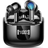 Bluetooth Kopfhörer, 50Std 3g Mini Kopfhörer Kabellos Bluetooth 5.4, Tiefer Bass 3D Stereo Wireless Earbud, 4 ENC Noise Cancelling Mic, USB-C in Ear Ohrhörer, IP-X7 Wasserdicht Headphones Sport Gym