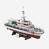 BlueBrixx Pro Seenotrettungskreuzer der DGzRS – Klemmbaustein-Set bestehend aus 2958 Bauelementen – Artikel-Nr. 107004 – Kompatibel mit Klemmbausteinen Anderer Hersteller