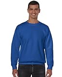 Gildan Herren 50/50 Adult Crewneck Sweat Sweatshirt, Blau (Royal Royal), XXXL