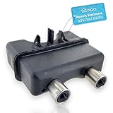 DL-pro Kaffeeauslaufverteiler zweifache für Siemens Bosch EQ5 VeroCafe 00621811 621811 Kaffeemaschine Auslaufdüse schwarz