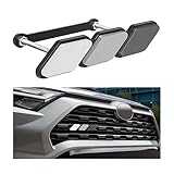 CGEAMDY Auto Kühlergrill Einsatz Trim, 3 Farben Kühlergrill Badge Grillemblem, Car Styling Zubehör Kühlergrill Badge Emblem Dekoration Logo für Car Truck Tag(Schwarz)