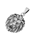 Kiss of Leather Löwenkopf Anhänger aus 925 Sterling Silber Nr. 279