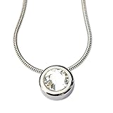 Dragon Eye Miore White Diamond Schmuck Set Energetix 4you 459 Swarovski Solitaire Magnet Kettenanhänger plus Magnetix 1788 Schlangenkette