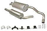 Ferroz Export Ersatz für Mittelschalldämpfer Golf V, VW Golf Plus, 1K1, 1.4, 2.0 2004-2008 Auspuff