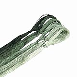 MINGGUXIUYI Maulbeerseide Stickgarn – Seidenfäden für Kreuzstich, chinesische Seide zum Weben, DIY-Schmuck & Handarbeitssets (40)