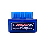 NK Mini EKN327 OBD2 Diagnosegerät - Bluetooth 2.0 Schnittstelle für OBD2 Fahrzeuge, Bluetooth-Diagnose, Direkte Verbindung mit Smartphone, Einfache Bedienung, Engine Code Reader