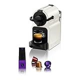 Nespresso Krups Inissia XN1001 Kapselmaschine, kurze Aufheizzeit, kompaktes Format, Kaffeemenge einstellbar, Direktwahltaste, automatischer Kapselauswurf, 0.7 L, 34.2 x 19.1 x 32.7 cm, Weiß