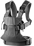 BabyBjörn Babytrage One, Gewebt mix, Jeansgrau/Dunkelgrau