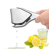 Zitronenpresse Edelstahl – Zitruspresse Manuell & Hochwertige Saftpresse für Zitronen, Limetten & Orangen – Zitronenpresse Handpresse 2025 – Spülmaschinenfest – Lemon Squeezer aus Metall