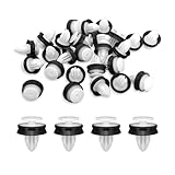 CGEAMDY 50 Stück Türverkleidungen Befestigungs Clips, Befestigungsclips Kunststoff Türverkleidung Befestigung Clip, Tragbar Autotür Klips Austauschbar Türverkleidungs