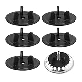 5 Stück Spüle Dichtungsring, kompatibel mit IKEA Siphon ATLANT und DOMSJÖ, Siebkörbchen Ersatzteil aus Gummi, zum Anschrauben an Siebkorb, Spülbecken Stopfen Lippendichtung, Ersatz Dichtung