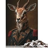 Gazelle Allgemeines Puzzle, 1000 Teile, für Erwachsene und Jugendliche, Lernspiel, 38 x 26 cm, 1000 Teile