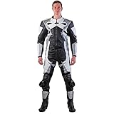 Edelnice Trachtenmode Lemoko Leder Motorradkombi Zweiteiler schwarz weiß silber