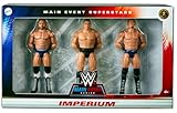WWE Imperium Main Event Series 3 Pack Wrestling Action Figure Toys Gunther, Ludwig Kaiser and Giovanni Vinci Mattel Basic