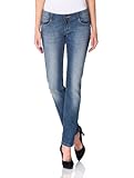 M.O.D Damen Jeans Hose Slim Fit Jeanshose 5 Pocket Alice straight Blue-quartz Gr. 31W / 34L
