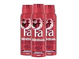 FA Deospray Glamorous Moments (3x 150ml), Deodorant mit dem glamourösen Duft der schwarzen Orchidee, Vegane Formel, stoppt Bakterien, Deo-Schutz ohne Aluminiumsalze