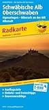 Schwäbische Alb und Oberschwaben, Sigmaringen - Biberach an der Riß, Albstadt: Radkarte mit Ausflugszielen, Einkehr- & Freizeittipps, wetterfest, ... GPS-genau. 1:100000 (Radkarte: RK)