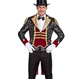 W WIDMANN MILANO Party Fashion - Paillettenfrack Zirkusdirektor, Jacke, Showman, Rockstar, Faschingskostüme
